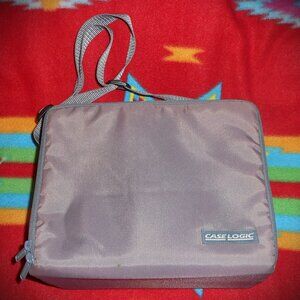 Vintage 1990s 30 CD Case Logic Zippered Gray Storage Travel Organizer Case